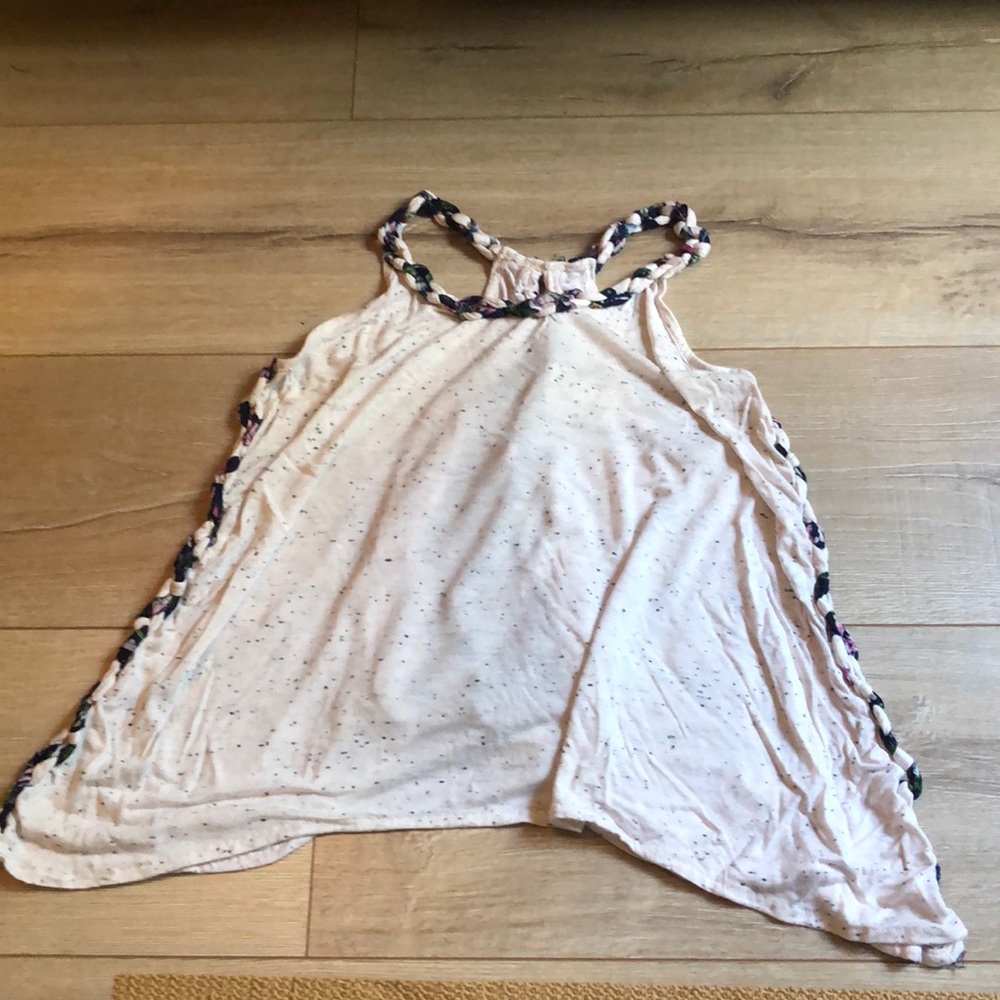 Open back tank top